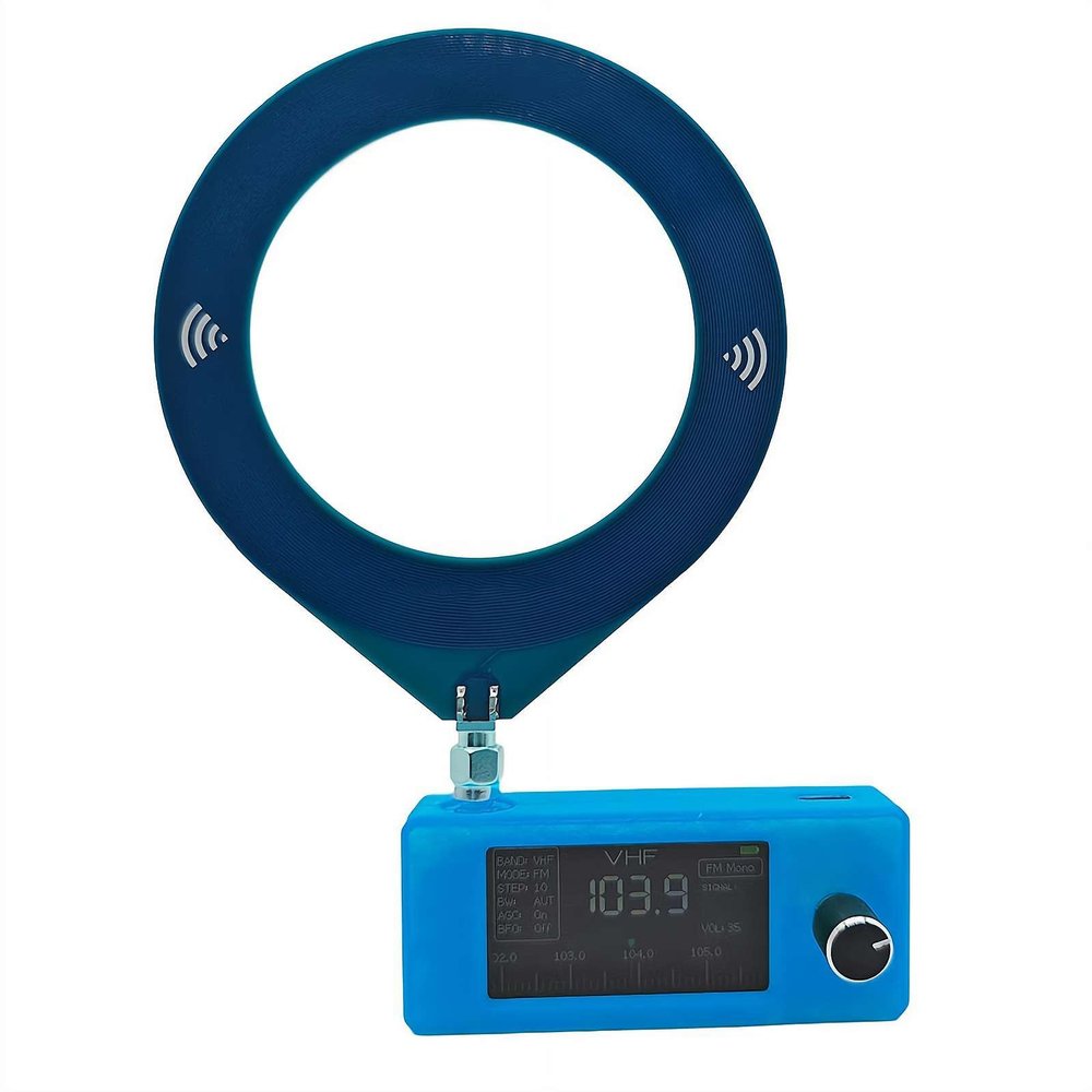 SI4732 Mini Portable Shortwave Radio Receiver, Mini Radio with 1.9" IPS Screen, ESP32-S3 Control, 0.5-108mhz FM AM (M W SW) LW SSB (LSB USB) Full Band Radio Receiver, Big Speaker & Best Reception