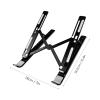 ADPVRLUQ Laptop Stand Foldable Stand Lifting Base Heat Dissipation Portable Elevated Storage Rack Computer Accessories view 2