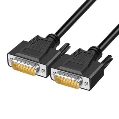 BOXUWFO HONGP DB15 Data Cable DB15 Male to Female 15-pin Connector 2 Rows of 15-Pin Serial Port Parallel Cable(1m,DB15M-DB15M)