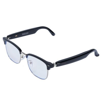 AI Translation Glasses, Real Time Video Smart Glasses Translator Anti Blue Light with Built in Mic Speaker, Portable AI Language Translator, for Travel Business
