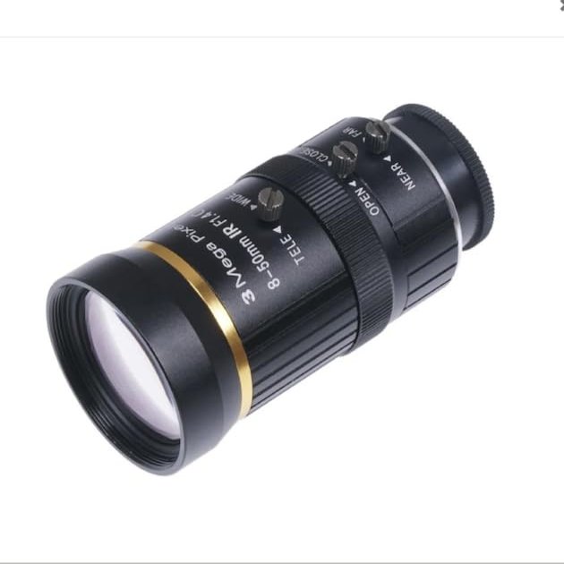 114992278, Camera Lenses 3MP 8-50mm C Mount Lens for Raspberry Pi Camera