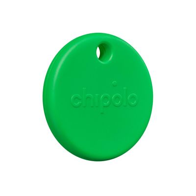 Chipolo POP Tracker Tag - Colorful, Compatible, Loud Bluetooth Tracker with Call Your Phone & Out of Range Alert, Works with Apple Find My or Google's Find My Device (Green)