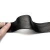 EASYFA Black Braided Flexible Carbon Fiber Sleeving Shield Sleeves 4-40mm High Density Tightly Wire Cable Tube Sheath Sleeve(40 MM*1M) view 2