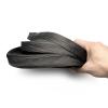 EASYFA Black Braided Flexible Carbon Fiber Sleeving Shield Sleeves 4-40mm High Density Tightly Wire Cable Tube Sheath Sleeve(40 MM*1M) view 3