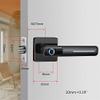 PNAWLLCF 1 Set Smart Electronic Door Lock Fingerprint Lock with Key for Home Kit(Gray) view 4