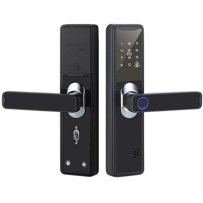 PNAWLLCF Smart Remote Control -Compatible Fingerprint Lock Electric Password Code Number IC Card Door Lock with Key(22x170)