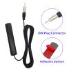 Universal Car Radio Antenna for AM/FM HD Radio - Hidden Windshield Adhesive Patch Antenna with DIN Plug, Compatible with Car Truck SUV Boat Stereo Receivers & Amplifiers view 3