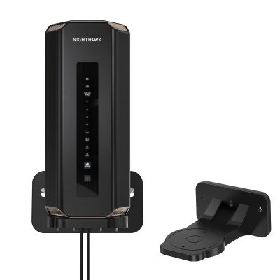 XLTTYWL Orbi 370 Wall Mount Kit, Orbit 7 Mount Bracket Optimize Space Compatible with Orbi 7 Mesh Systems & All Net Gear Nighthawk 7 Routers(RBEWMB-10000S) (Black, 1 Pack)
