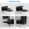 XLTTYWL Orbi 370 Wall Mount Kit, Orbit 7 Mount Bracket Optimize Space Compatible with Orbi 7 Mesh Systems & All Net Gear Nighthawk 7 Routers(RBEWMB-10000S) (Black, 1 Pack) view 3