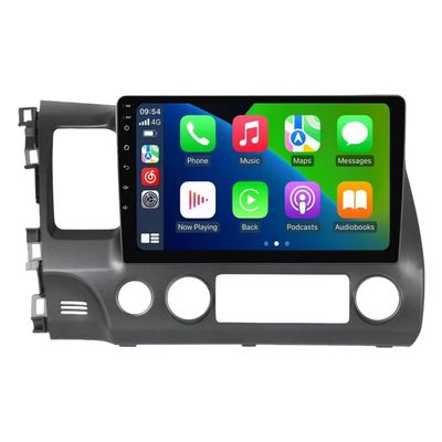 2+64GB Android Radio Stereo for Honda Civic 2006-2011 Stereo Upgrade Dash Kit GPS Navigation,10.1" IPS Touch Screen Head Unit with Car-Play & Android Auto/SWC/Rear View