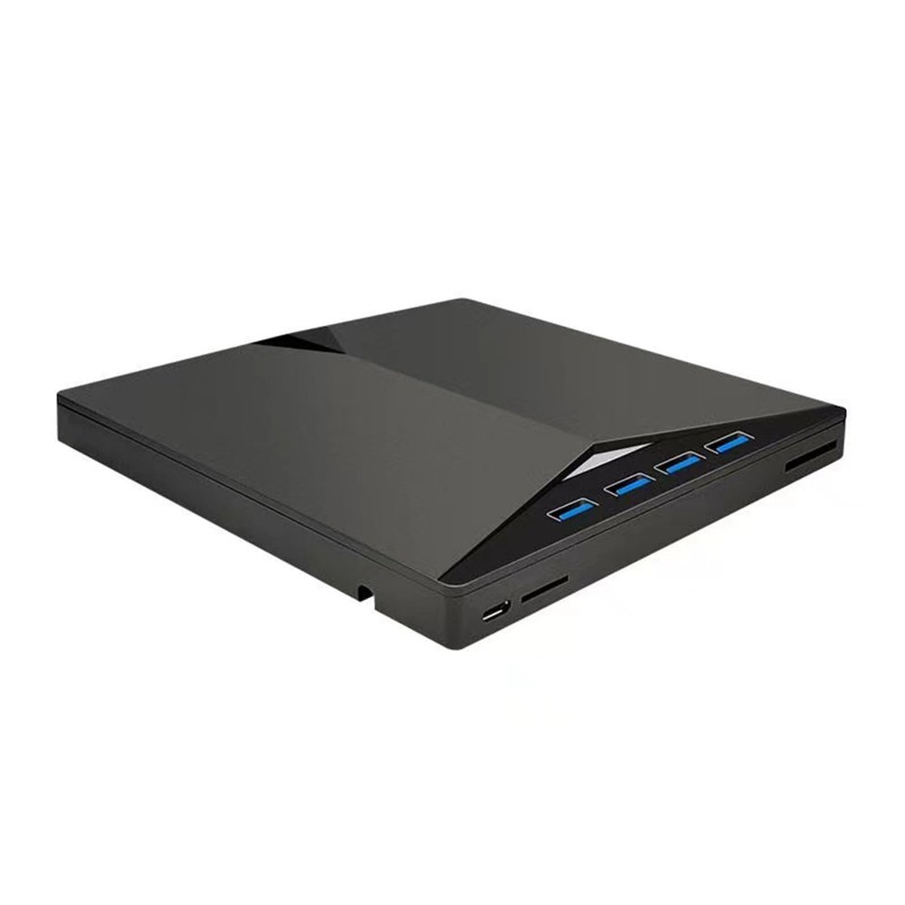 7 Port External Video Disc Drives with USB Ports Card Slots USB3.0 Portable Video Disc Disk Drives Player Burners Reader Writer