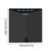7 Port External Video Disc Drives with USB Ports Card Slots USB3.0 Portable Video Disc Disk Drives Player Burners Reader Writer view 4