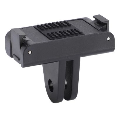 Action Camera Magnetic Adapter Mount, Quick Release Action Camera Adapter with Dual Claws for Action 5 4 3, Compatible with Cycle Mounts, Selfie Sticks, and Neck Brackets