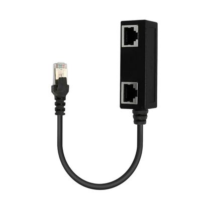 BOXUWFO HONGP 3 in 1 RJ45 Splitter LAN Ethernet Network RJ45 Connector Extender Adapter Cable for Networking Extension 1 Male to 2/3 Female(1 to 2)