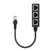 BOXUWFO HONGP 3 in 1 RJ45 Splitter LAN Ethernet Network RJ45 Connector Extender Adapter Cable for Networking Extension 1 Male to 2/3 Female(1 to 2) view 2