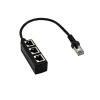 BOXUWFO HONGP 3 in 1 RJ45 Splitter LAN Ethernet Network RJ45 Connector Extender Adapter Cable for Networking Extension 1 Male to 2/3 Female(1 to 2) view 4