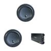 Audio To Go ATG Transcend Series 2500 Watt Class D Mono Amplifier with (2) 12" 4 Ohm DVC Subwoofers view 1