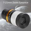 Telescope Eyepiece, Fully Mutil Coated 1.25in Telescope Accessories Set, Versatile 8mm-24mm Zoom for Low Power and High Power Viewing, Eyepiece for 1.25in Astronomic Telescopes view 4
