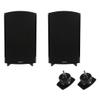Definitive Technology Home Theater Bundle: 2X ProMonitor 1000 Speakers (Black) + Pro-Mount 90 Wall Brackets view 1