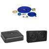 Infinity REFERENCE1200SSL Single 12 Thin Enclosure with Passive Radiator with Infinity Reference-6001A Mono, 600w X 1 Amplifier with Bass Knob and 4GA Pure Copper Amp Wiring Kit view 1