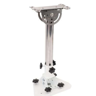 Adjustable Satellite Gen 3 Roof Mount Alloy Steel Satellite Antenna Mount Eave Wall Mounting Bracket Kit Car Roof Pole Installation for Internet