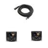 Rockford Fosgate PMX-3 2.7 Wet Bonded IPX6 Color Marine Media Receiver with PMX-1R 2.7 Wet Bonded Ipx6 Color Wired Remote and PMX25C 25 Ft Extension Cable view 1