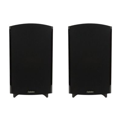 Definitive Technology ProMonitor 1000 2-Way Satellite Speakers (Pair, Black) - Compact Bookshelf Speakers for Home Theater with Large Speaker Performance