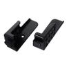 Veemoon Phone Holder Wall Mount Adjustable Tablet Stand Black Abs Material Easy Install No Marks view 1