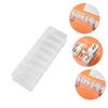 Homoyoyo Desktop Organizer Compartments Cable Management Box Cord Holder for Desk Electronics Organizer Wire Plastic Cable Storage Case view 2
