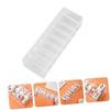 Homoyoyo Desktop Organizer Compartments Cable Management Box Cord Holder for Desk Electronics Organizer Wire Plastic Cable Storage Case view 3