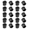 FOCMKEAS BNC-A Plug Protective Cover 20 Pcs Anti-Dust Protector Caps, Plug Protector Caps for BNC-A Female Ports and Computers Black Silica Gel view 1