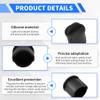 FOCMKEAS BNC-A Plug Protective Cover 20 Pcs Anti-Dust Protector Caps, Plug Protector Caps for BNC-A Female Ports and Computers Black Silica Gel view 4