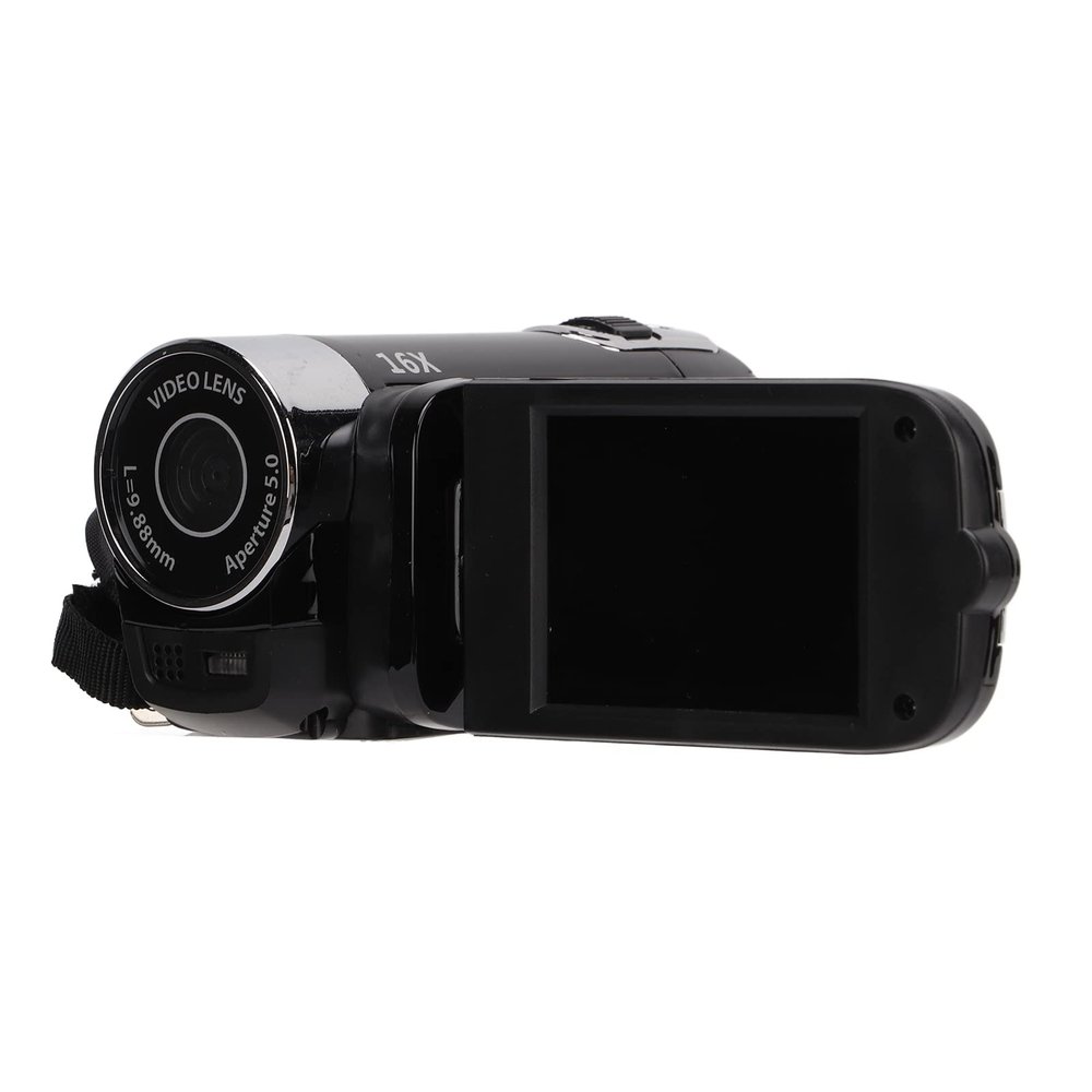 LICAEVEY Video Camera Camcorder, 4K Full HD Camera Recorder with Flash and Expanded Screw Interface, 270 Rotation Screen 16X Zoom Digital Camcorder