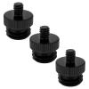 Be In Your Mind 3PCS 1/4-20 Male to 5/8-11 Male Double Sided Standard Mounting Thread Converter Compatible with Transfer Between Tripod and Laser Leveler for Camera Cage Mount view 1