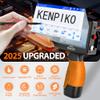 Kenpiko Handheld Printer, 2025 Upgrade 1 Inch Print Height Handheld Inkjet Printer with 72ML Quick-Drying Ink Cartridge,Portable Inkjet Printers Gun with 4.3" Touch Screen for Barcode, Logo, Date view 2