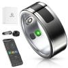 Smart Ring,24H Body/Sleeping/Fitness Monitor with Wireless Charging,Health Ring with IP68 Waterproof,Fitness Tracker for Men/Women,Portable APP Connection for Music Reading Photo (Silver, 9#) view 1