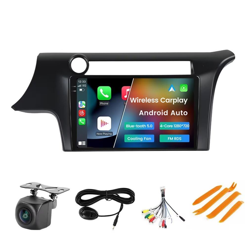 Android Stereo for Scion tC 2011 2012 2013 2014 2015 2016, Biorunn 9 Inch GPS Radio Wireless Car-Play Android Auto Upgrade Dash Kit IPS Navigation RDS Head Unit Blue-Tooth 2GB RAM 32GB ROM