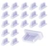 FOCMKEAS 20 Pcs Micro USB Anti-dust Cap, Port Protector, Transparent Gel view 1