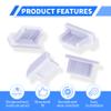 FOCMKEAS 20 Pcs Micro USB Anti-dust Cap, Port Protector, Transparent Gel view 3