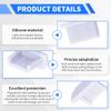 FOCMKEAS 20 Pcs Micro USB Anti-dust Cap, Port Protector, Transparent Gel view 4