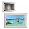 Soulaca 22 Inches Smart Mirror TV Waterproof White Frame webOS System with Built-in Alexa, WiFi, Bluetooth for Bathrooms, Fireplaces, and Gallery with ATSC Tuner view 1