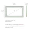 Soulaca 22 Inches Smart Mirror TV Waterproof White Frame webOS System with Built-in Alexa, WiFi, Bluetooth for Bathrooms, Fireplaces, and Gallery with ATSC Tuner view 4