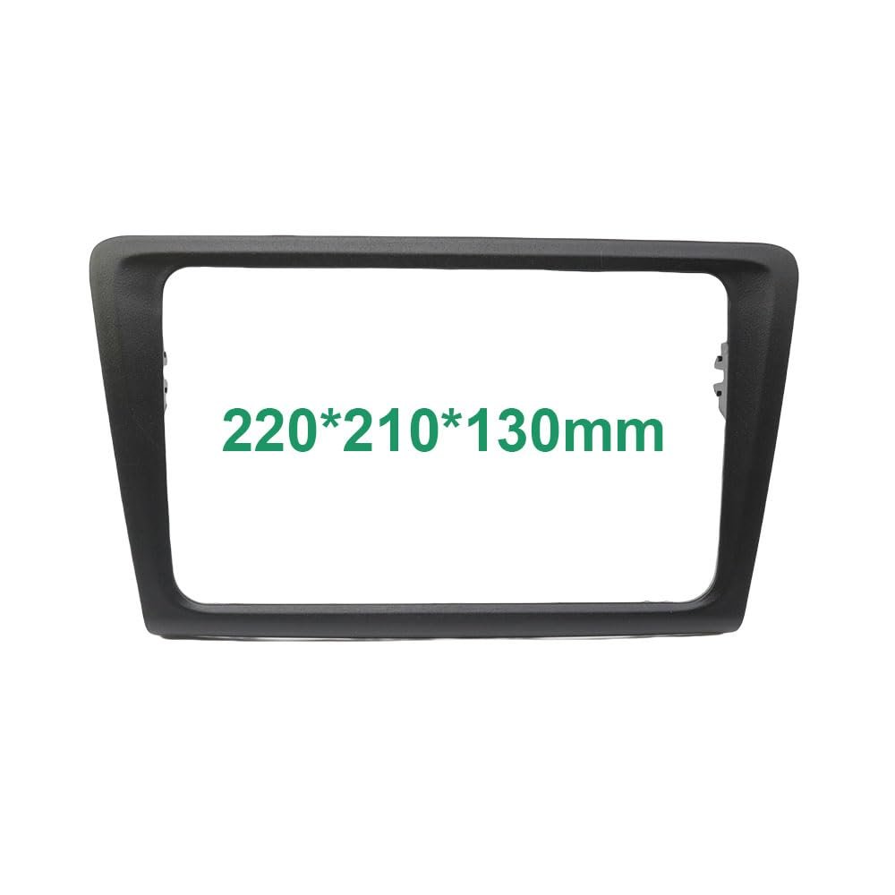 7Inch Car Audio Fascia Frame for Skoda Rapid 2013+ 2Din Radio Panel Adapter Refitting Dash Mount CD Trim Installation (Frame A)