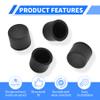 FOCMKEAS 20 Pcs RCA Anti-dust Protector Cap, Dust Cover, Black Silica Gel view 3