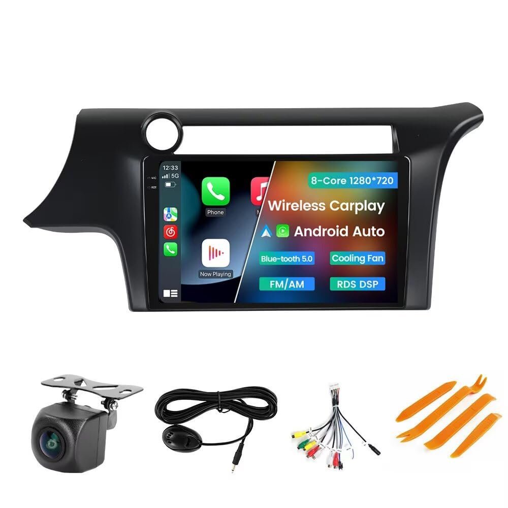 Car Stereo Radio for Scion tC 2011 2012 2013 2014 2015 2016 - Biorunn Wireless Wired Car-Play and Android Auto GPS Navigation - (4GB+64GB) Head Unit 9 Inch Blue-Tooth 5GWiFi Update Kit RDS FM AM DSP