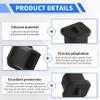 FOCMKEAS USB-B Plug Protective Cover 20 Pcs Anti-Dust Protector Caps, Plug Protector Caps for USB-B Female Ports and Computers Black Silica Gel view 4