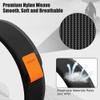ORKDFJ For Garmin Fenix 7X/6X/5X Band, 26mm Easy Fit Nylon Straps for Garmin Fenix 3/5X Plus/6X Pro/Tactix Delta/Enduro 2 Bands(Black/Grey) view 4