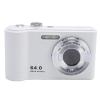 2.8 Inch Digital Camera 64MP Photo 4K Video Recording Student Camera for Travel Graduation Photography (White) view 1