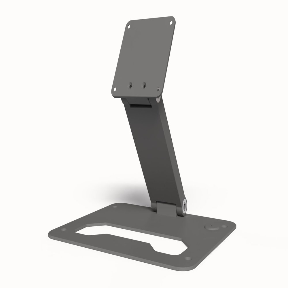 TABcare Aluminum Foldable Desktop Stand 180 Forward and Backward Flipping Supports VESA 75x75mm