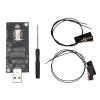 NGFF M.2 KeyB to USB3.0 Adapter, Network Adapter Card with SIM Slot for Win, for Wince, for Linux, for OS X (4 Antennae) view 1